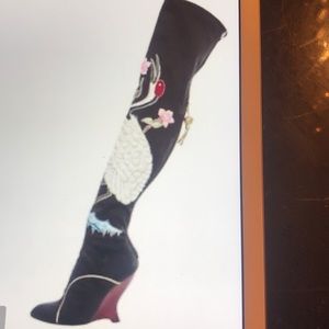 Authentic vintage YSL Thigh High Boots